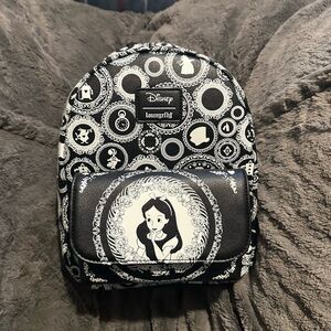 Loungefly Disney Black and White Backpack